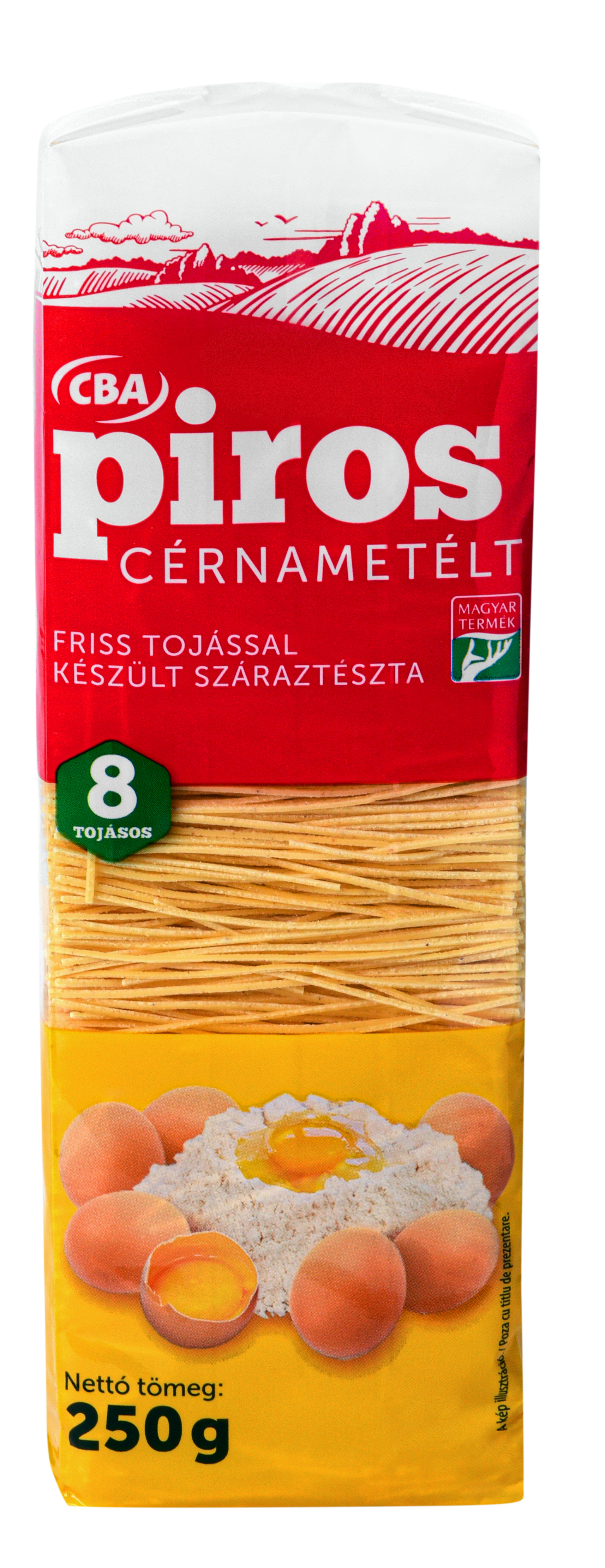 CBA Piros 8 tojásos Cérnametélt 250g